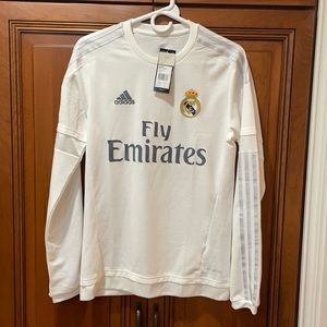 Real Madrid Long Sleeve Jersey - Brand New - Adult XS
